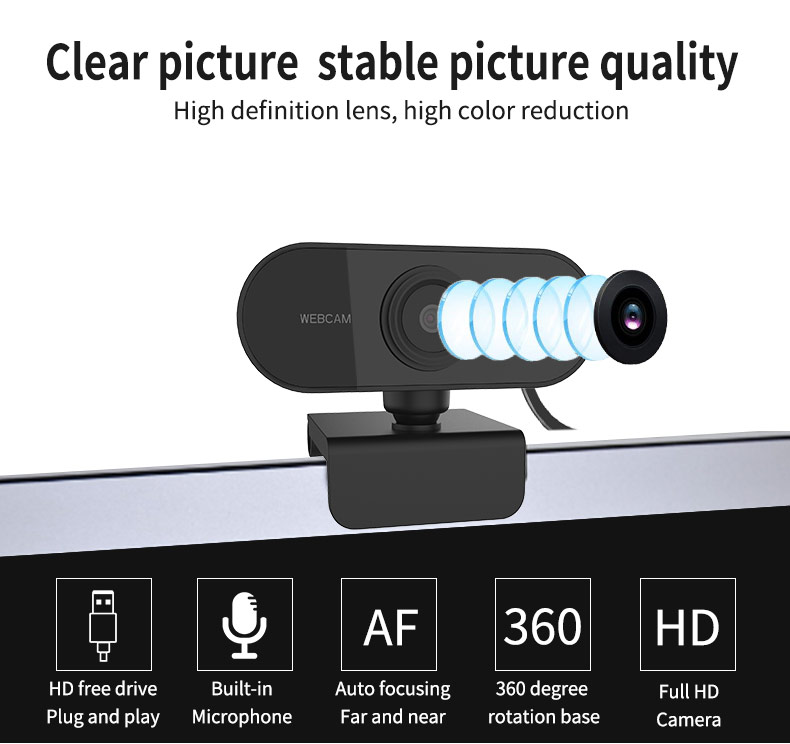 Webcam para Computador Usb 1080p - Imagen 6
